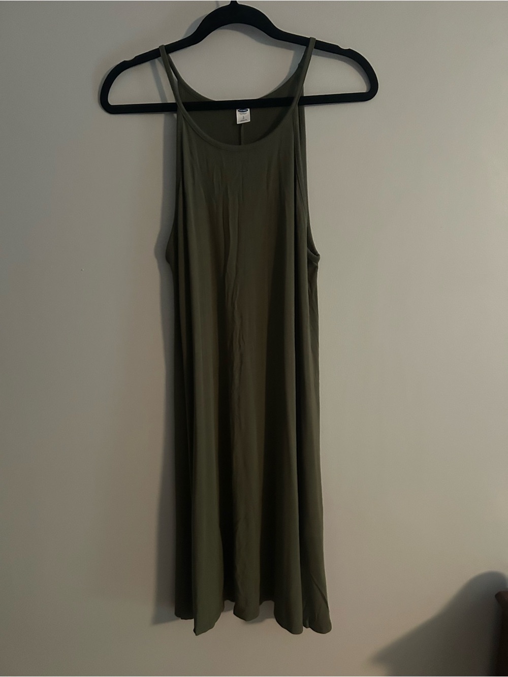 Old Navy Olive Green Sleeveless Midi Dress